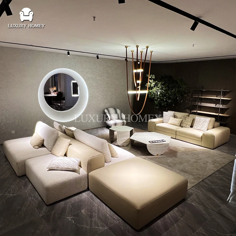 Furniture Solution Italian Style Designer Living Room Furniture Sofa One Stop Luxury LH Divano Sofas Modern Sofas Living Room