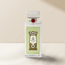 Custom Luxury Elegant 100ml Empty Spray Glass Perfume Bottle Packaging with Box