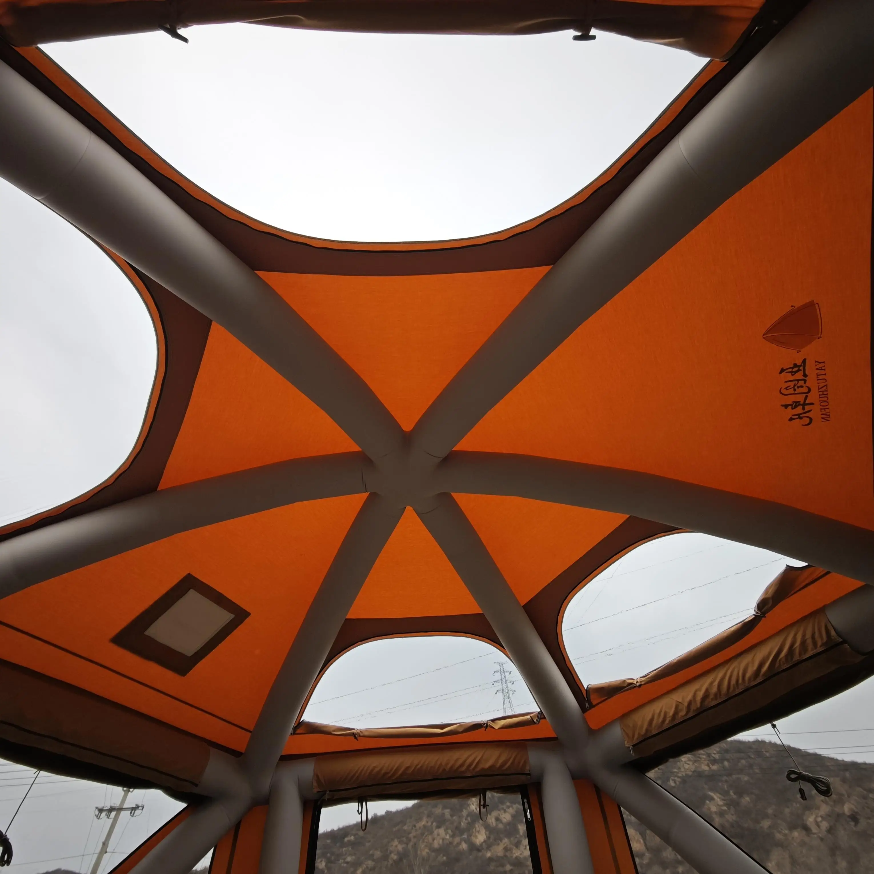 Yatu Mars House hexagonal shape Middle East Arabian desert tent inflatable camping tent