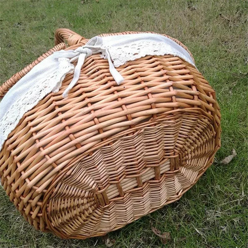 wicker willow handmade wicker natural rattan basket, bread proofing baking basket made in China