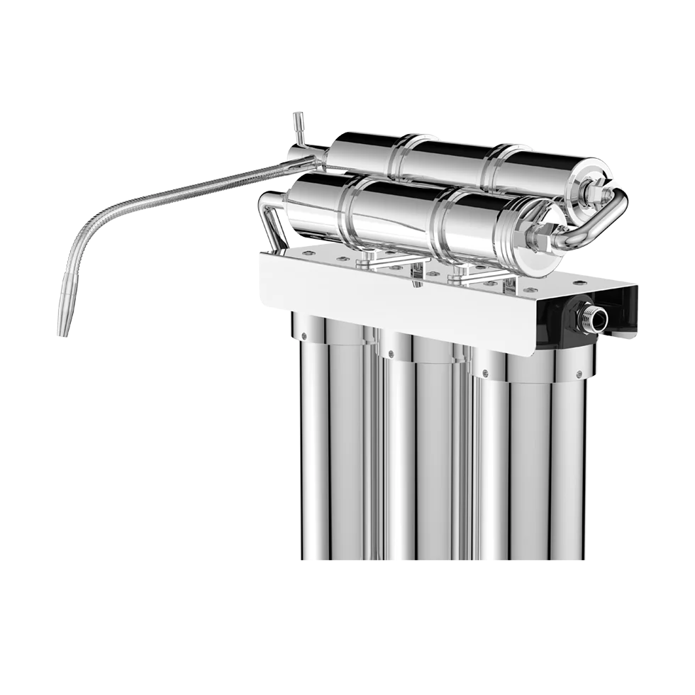 Household five-stage filtration activated carbon high-intensity magnetic purification ultrafiltration water purifier