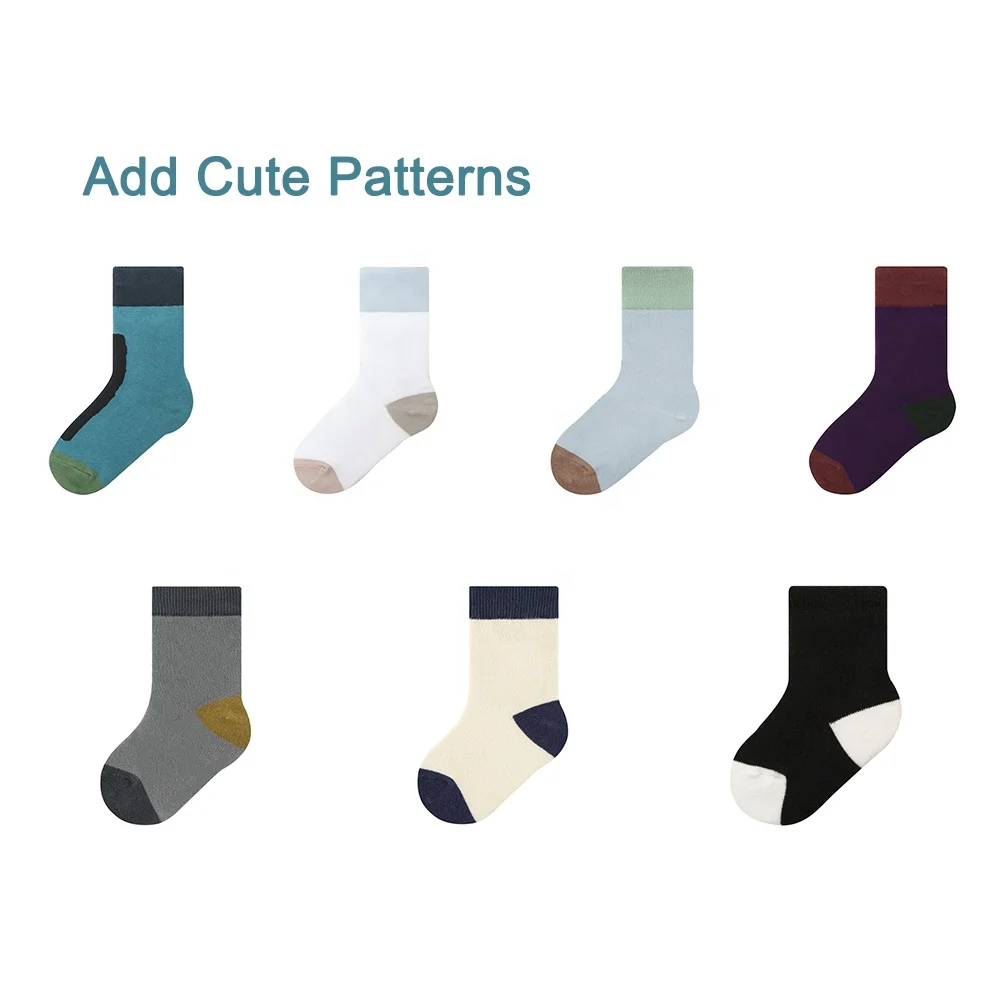 1-3 3-5 5-7 7-9 Years kids designer socks pack high quality Non anti Slip boy kids socks children socks