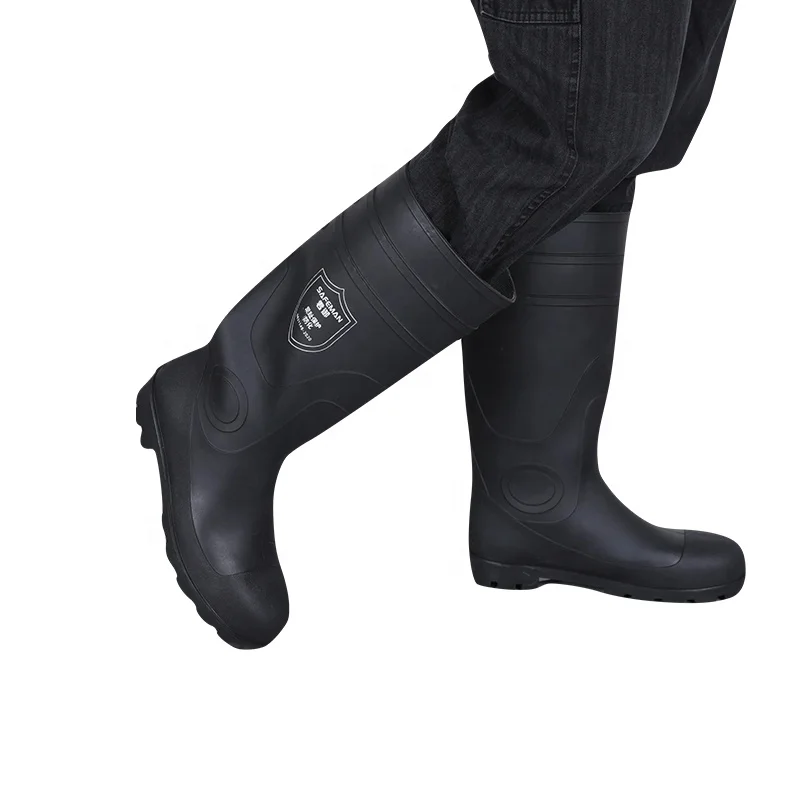 Cheap But with Best Quality Anti-smashing Fire Protection Single Steel Boots for Fire Prevention Work