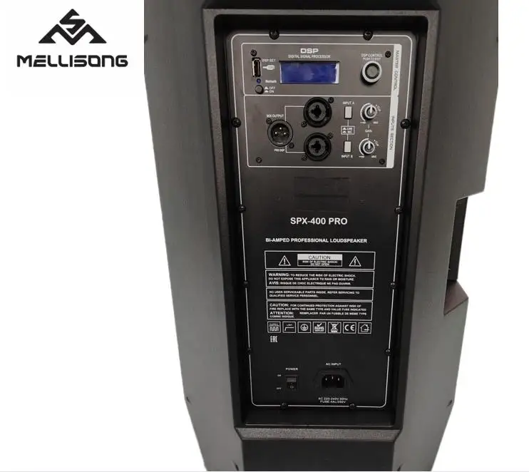 Hot Sell Customized Professional Powered PA Active Speakers FPE15AD-BT with DSP and bluetooth for Outdoor Use Musicians DJs