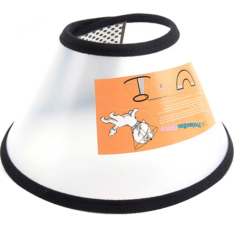 Adjustable Plastic Sleeve Anti-Scratching Plastic Anti-Bote Dog Elizabeth Collar For Pet