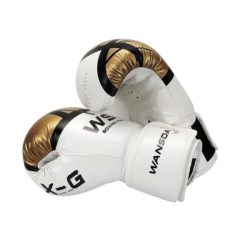 Высокое качество искусственная кожа тренировочные перчатки Gants de Boxe выигрышные боксерские