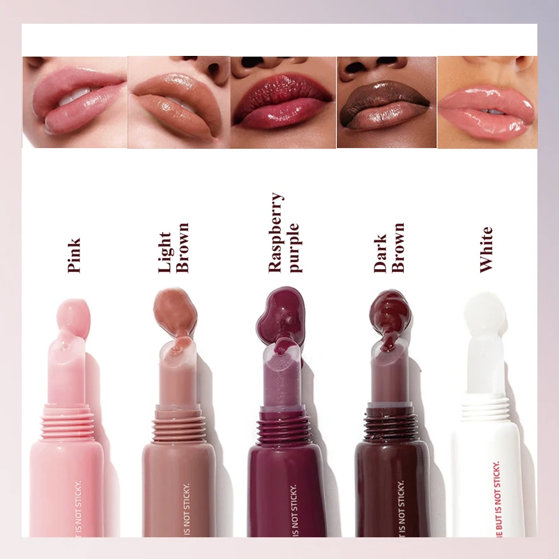 Gentle Moisturizing Lip Volumizing Hydrating Gloss Lip Glaze Water Mirror Long-lasting Lip Gloss