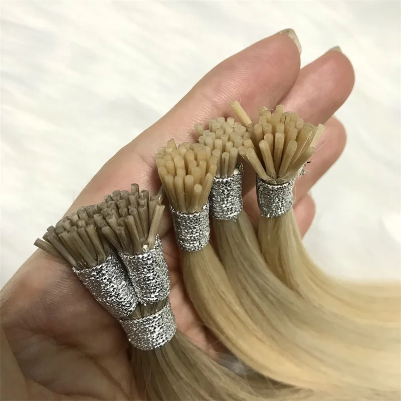 FindVirginHair Itips Human Hair Extensiones De Cabello Humano Natural Super Double Drawn Keratin Glue I Tip Hair Extensions