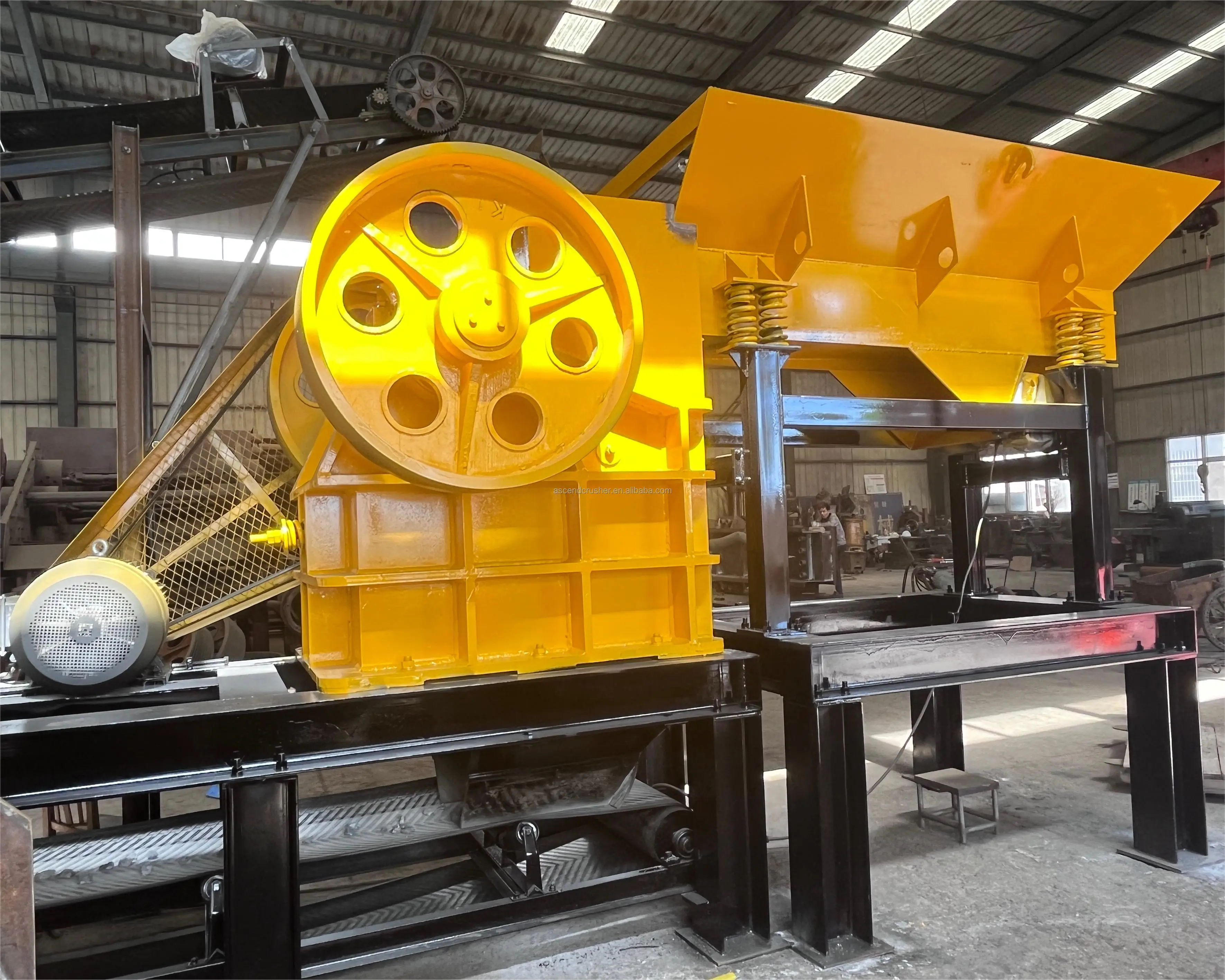 PE400*600 Jaw Crusher Basalt Copper Ore and Quartz breaking 30-60t/h for Various Production Needs in the America