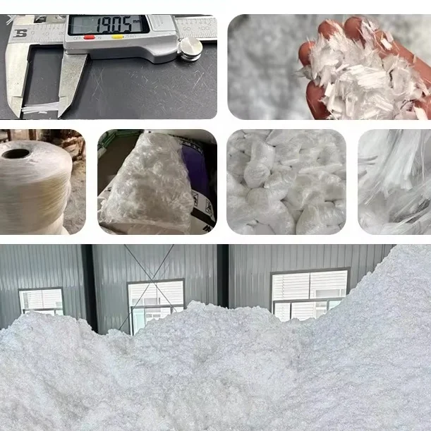Factory Price Polypropylene Fiber PP Fiber in 3/6/9/12/18/19mm for Construction & Real Estate