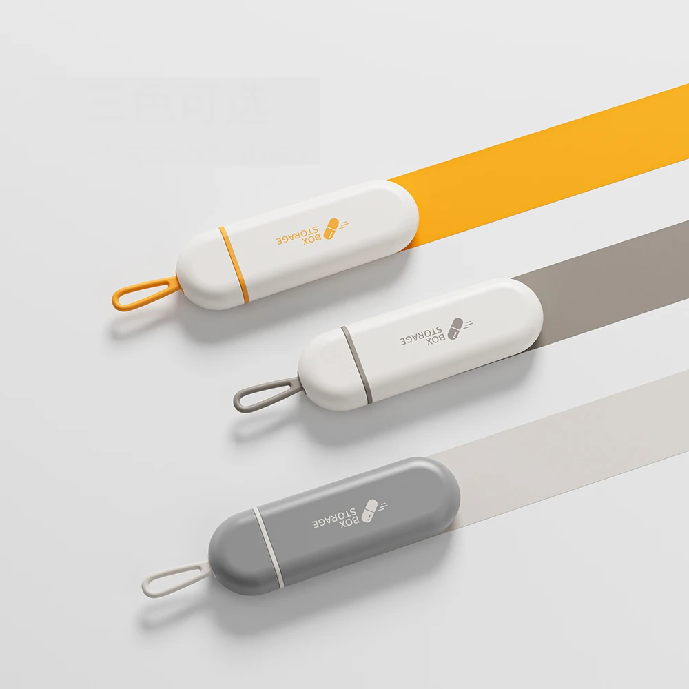 New Design Portable Medicine Storage Weekly 3 Times a Day Pill Organizer Vitamin Case Mini Pill Box