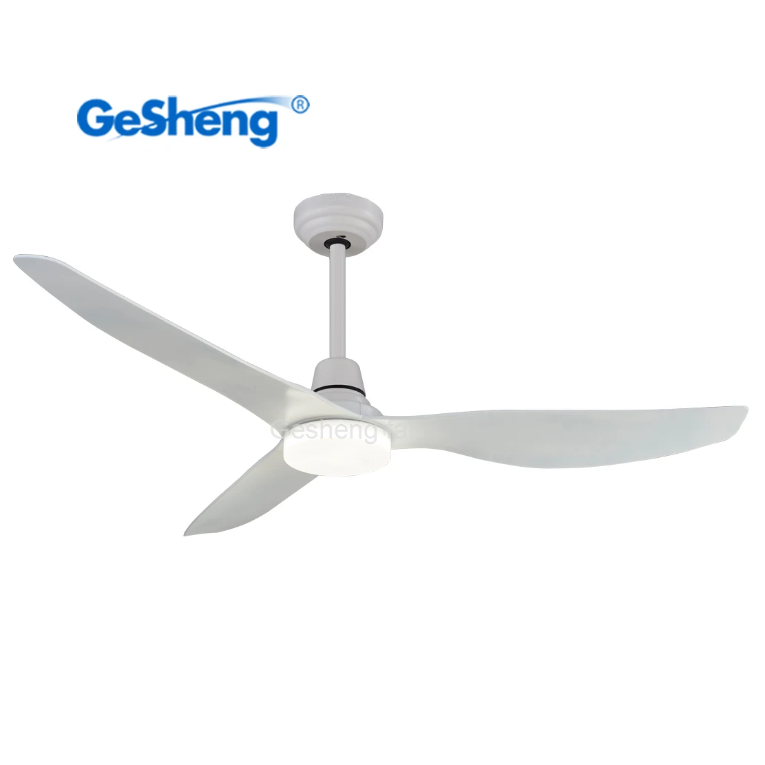 Modern design living room low profile 3 ABS blades dc bldc ceiling fans with remote control