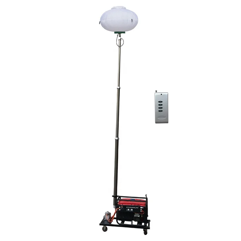 China Producer 1000W Remote Control Lift Portable Spherical 2000W Lighting Mobile Balloon Light Tower