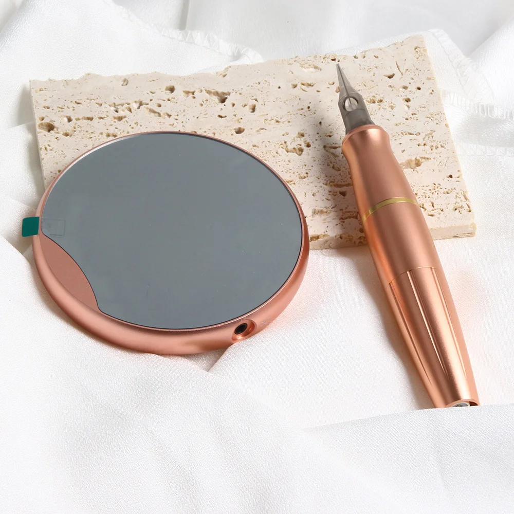 P90 Permanent Makeup Tattoo Machines Device Kit Include Digital Power Supply PMU Pen and 2 Interface With 10 Needles