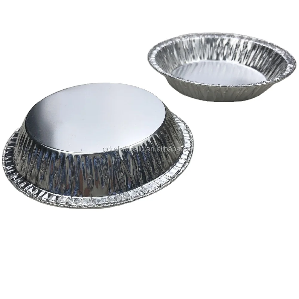 Food grade round disposable recyclable microwave oven aluminium foil baking paper cup