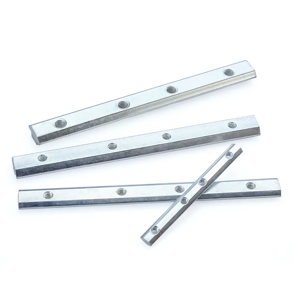 European standard 20 30 40 45 slot bar connector butt joint aluminum profile extension