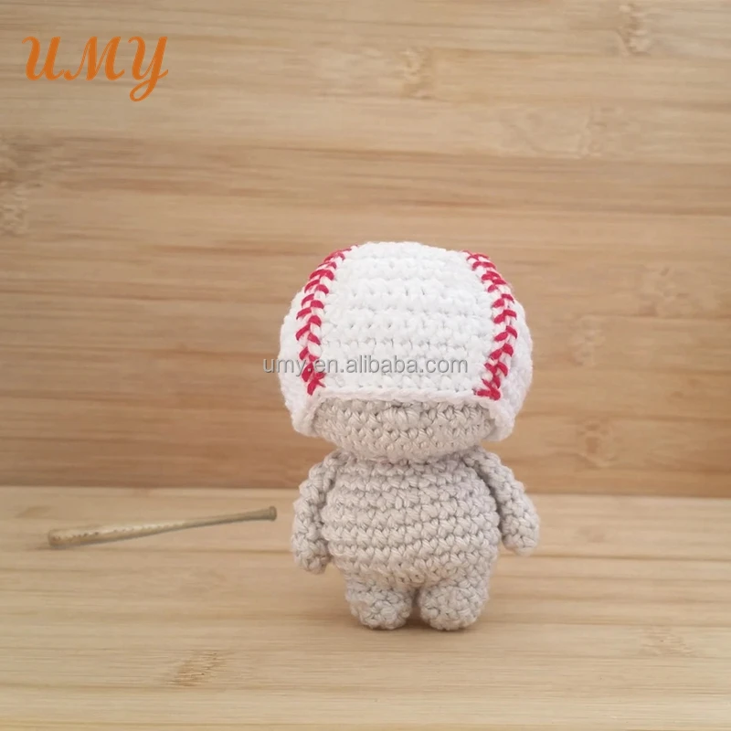 Amigurumi Soft Toys Baseball Hats Baby Boy Crochet Faceless Doll Handmade Dolls