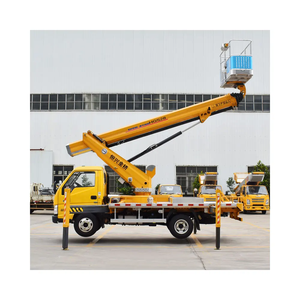 Hydraulic Mobile Aerial Work Platform Truck with 28m 32m Bucket High-Altitude Operation Truck