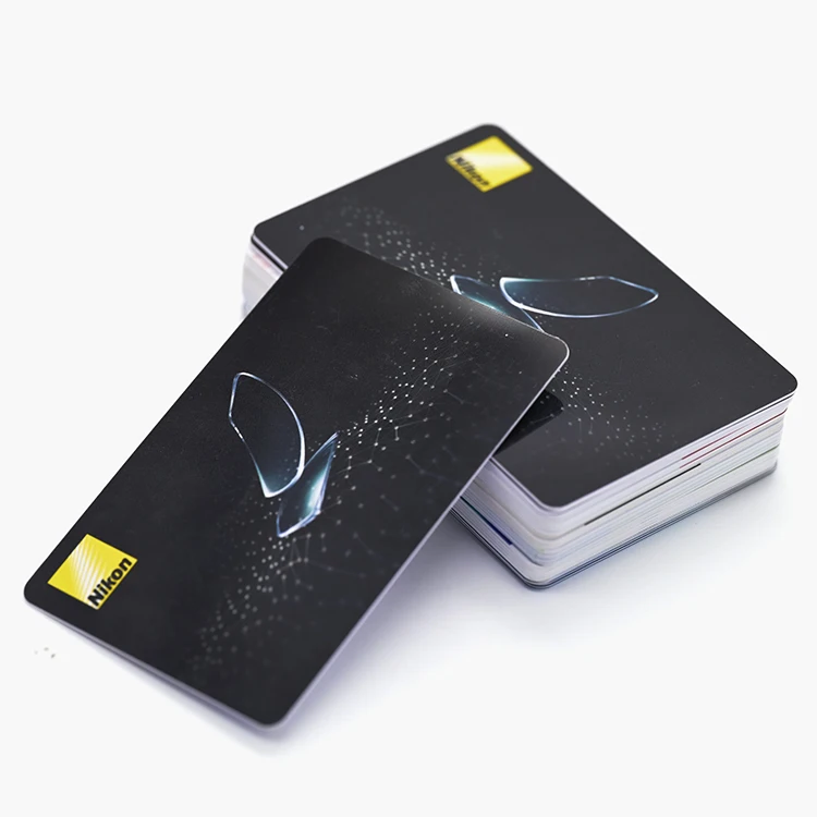 High Quality Printing Custom Logo Writable Warranty Guarantee Authenticity Card Certificate Plastic PVC Cards for Nikon lens
