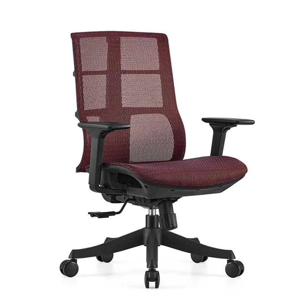 Современное Сетчатое офисное кресло эргономичное с поворотным подъемом для дома школы гостиной и конференц-зала