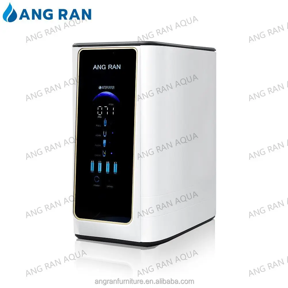 RAN Smart Home Kitchen Under Sink Tap RO Water Filter Mineral PH Alkaline Reverse Osmosis Water Purifier Electric ABS Material
