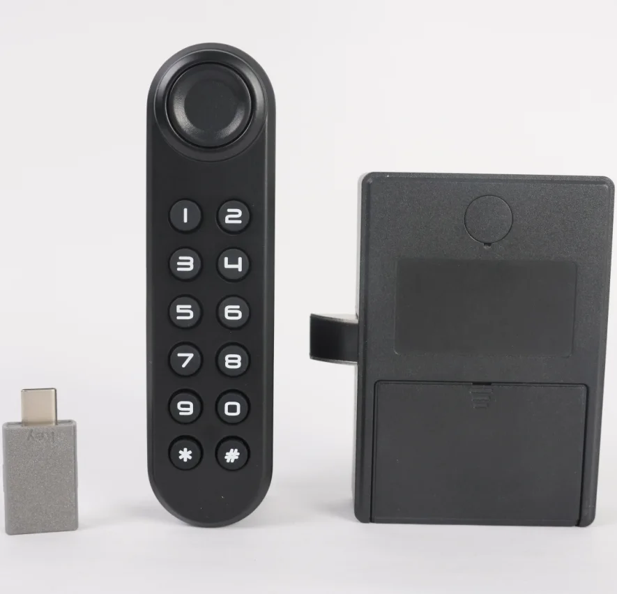 Qidots Smart Cabinet Lock Code Digital Number Furniture Biometric Keyless Smart Lock Digital Drawer Passwork Cabinet Door Lock