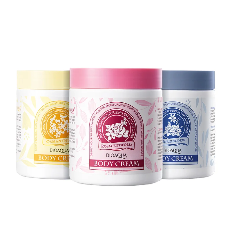 Beauty Products Vegan Flower Body Cream Rose and Osmanthus Moisturizing Lotion for Adult Skin