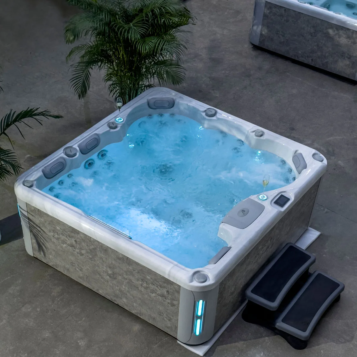 Europe Modern Massage Spa Hot Tub,Jakuzzi Spa Bath Price, 6 Person Spa Whirlpool Bathtub For Adults Luxury Outdoor Spa Whirlpool