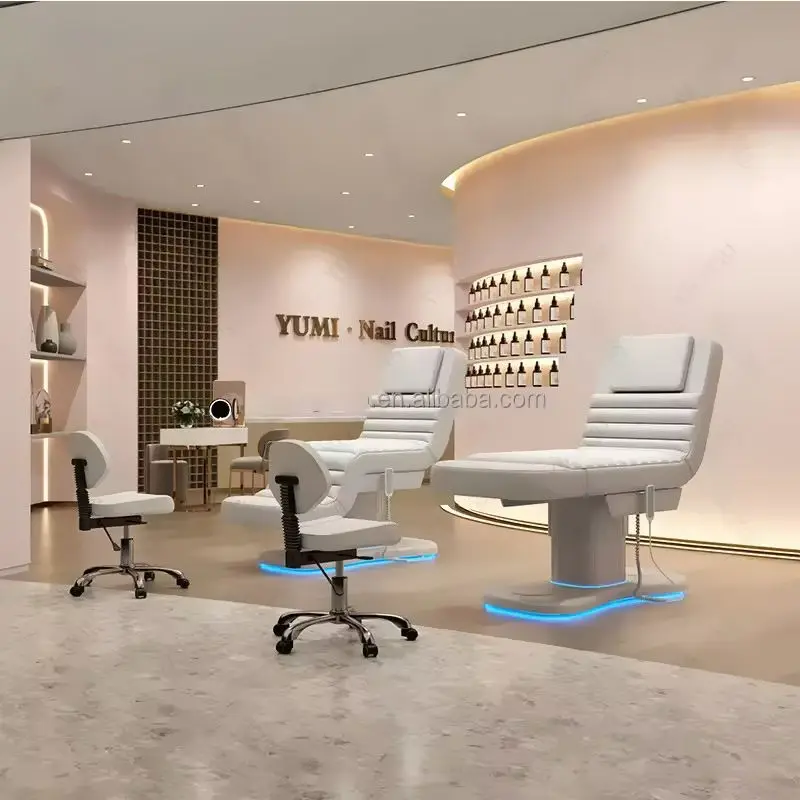 Custom Modern Beauty Hospital Clinic Gynecological Examining Treatment Medical Bed Electric Massage Tables