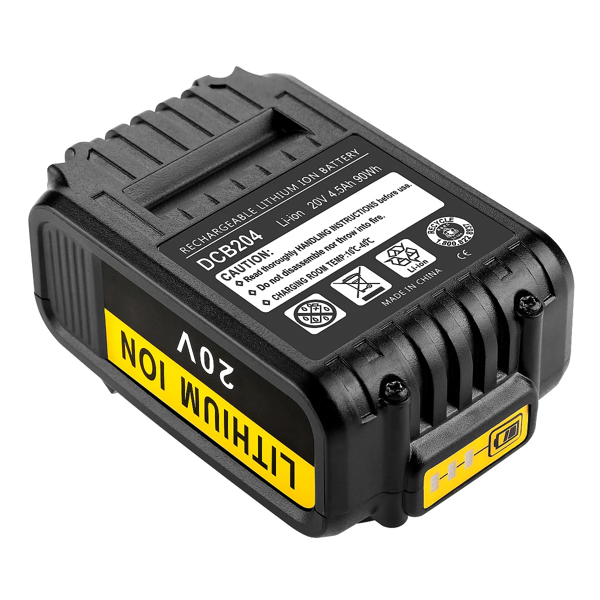 DCB200 20V 6000mAH Replacement Rechargeable Lithium-ion Battery Power Tool Batteries for Dewalt Cordless Drill