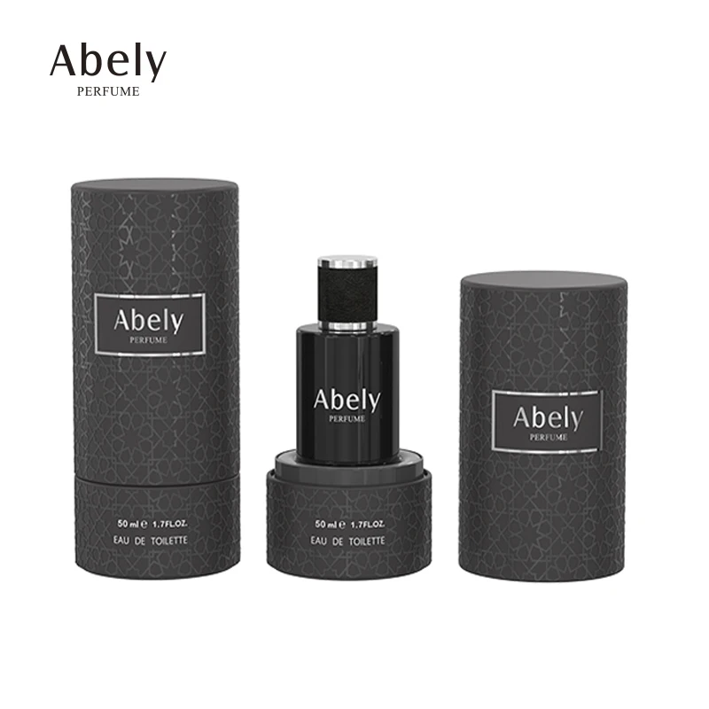 Factory Custom Design Wholesale 100mL 75mL 50mL Fancy Round Cylinder Luxury Empty Glass Perfume Bottle