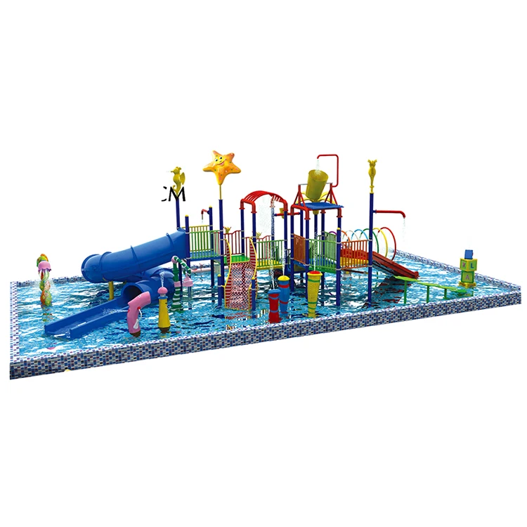 Outdoor Playground kids sports and entertainment slip slide Fiberglass tube Water park equipment