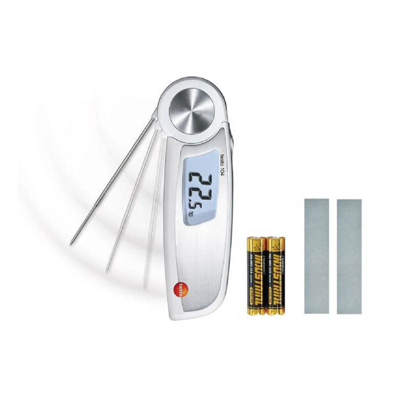 2023 Hot Sell Cooking Food Thermometer BBQ Meat Thermometer Waterproof Collapsible Precision Digital Food Thermometers Testo104