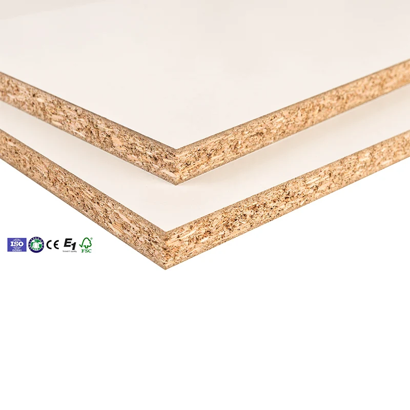 16mm cheap black melamine pape e1 wood raw chipboard / mdf / particle board sheets