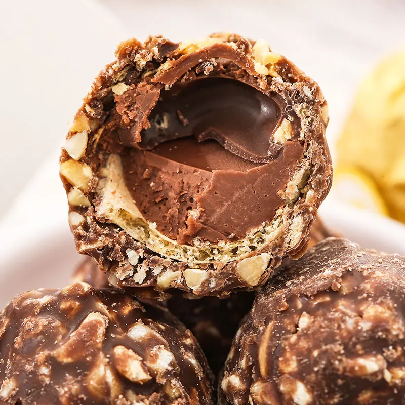 Yummeet  confectionery 15PCS chocolates wholesale sweets waffle filling chocolate candy