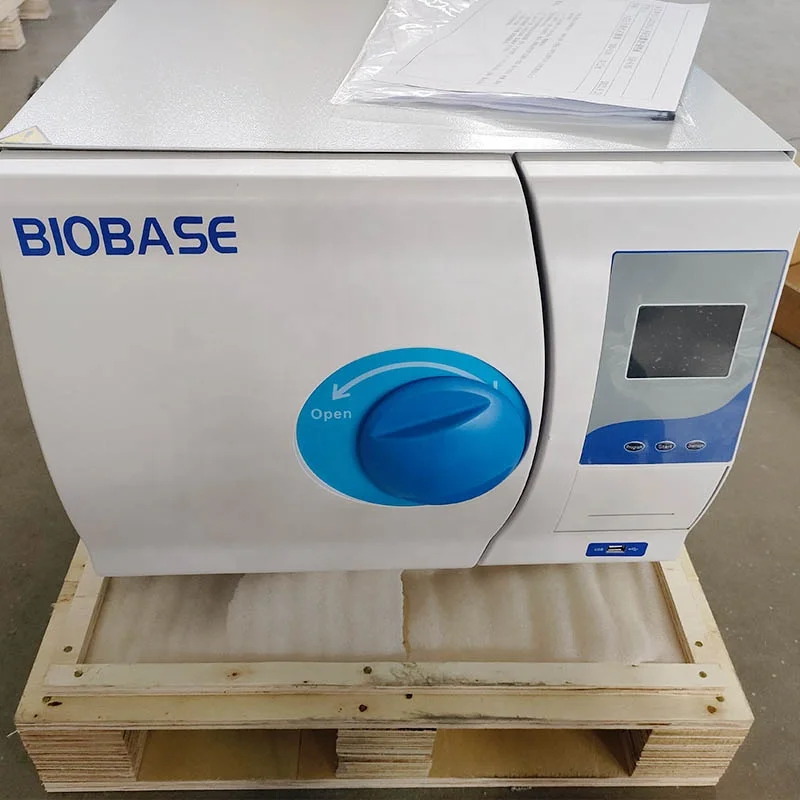 BIOBASE CHINA Steam Autoclave Sterilizer Manual Door 18L Class N Table Top Autoclave For Lab Hospital