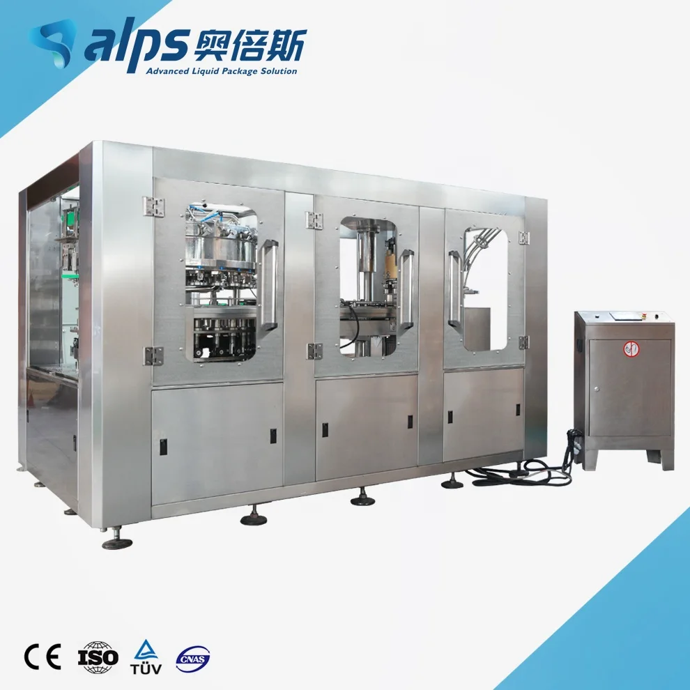 Good Quality Juice Can Filling Machine / Bottling Plant Processing System