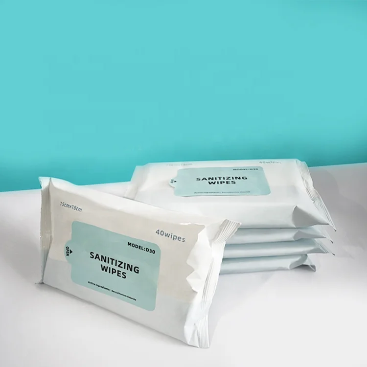 
Private Label Biodegradable Compressed Disposable Gloves Push Clean Wet Wipes 