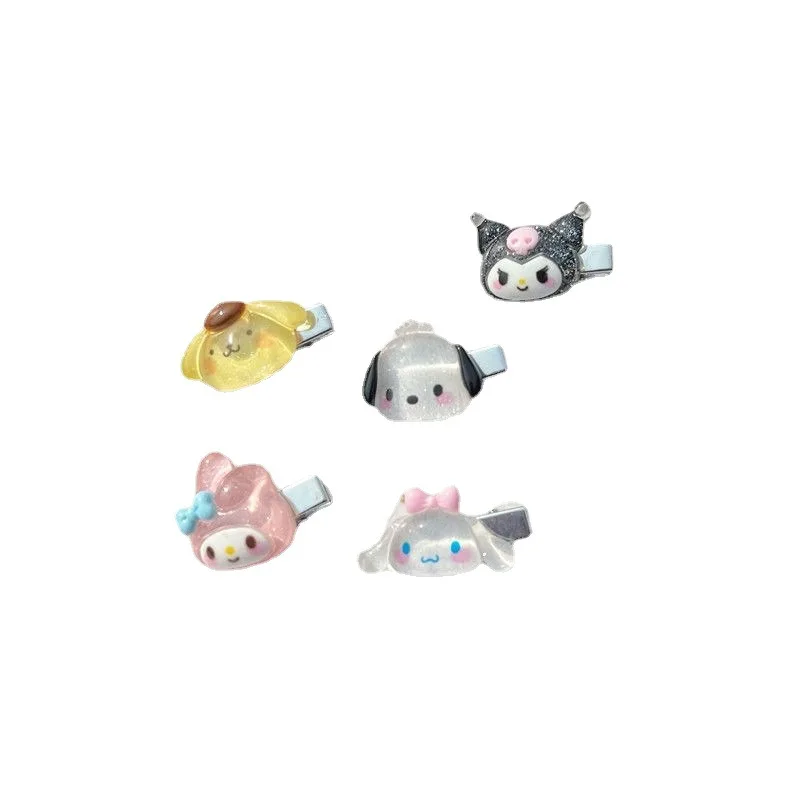 Hot Selling Cute Sanrio Grab Clip Jade Dog Girl Student Hair Clip Cartoon Sweet Hair Grab Mini Hair Accessories