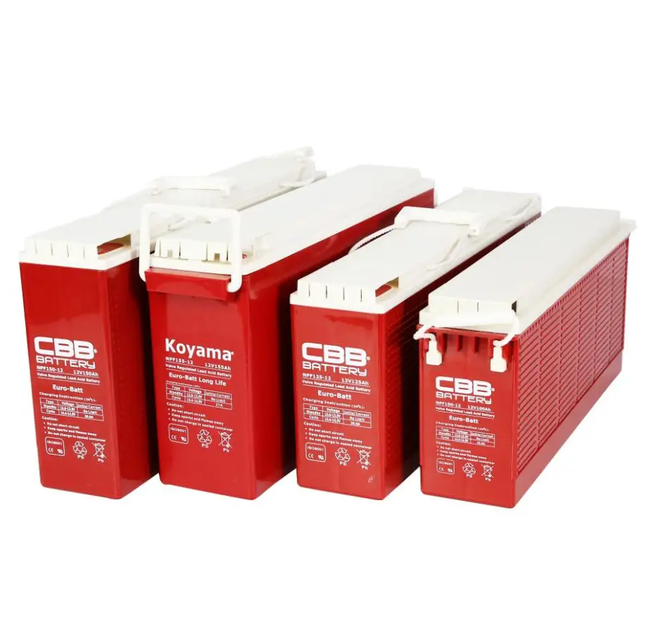 12 В 150 Ач Передняя Клеммная гелевая батарея для телекоммуникаций/ИТ-приложений