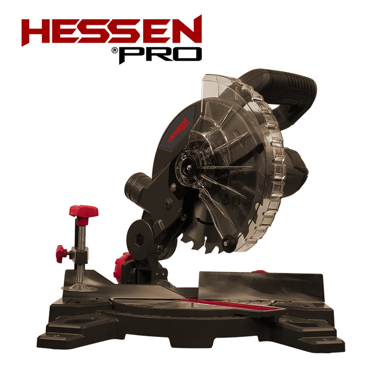  Выходная скользящая торцовочная пила HESSEN PRO HMS210 1400 Вт 210 мм для резки