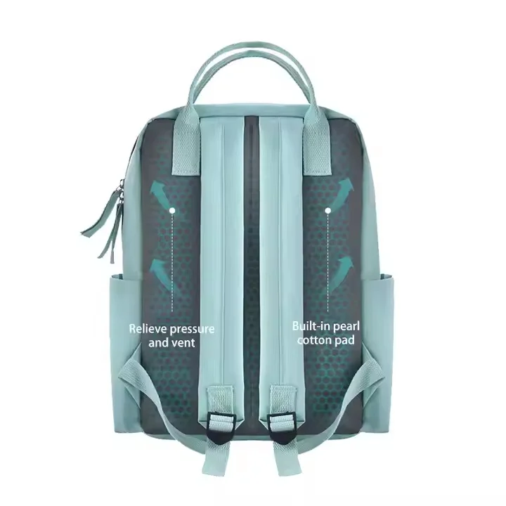 2023 Japan Korea Style Waterproof Canvas School Backpack for Students Pupils and Teenagers Primary Middle School Lower Price