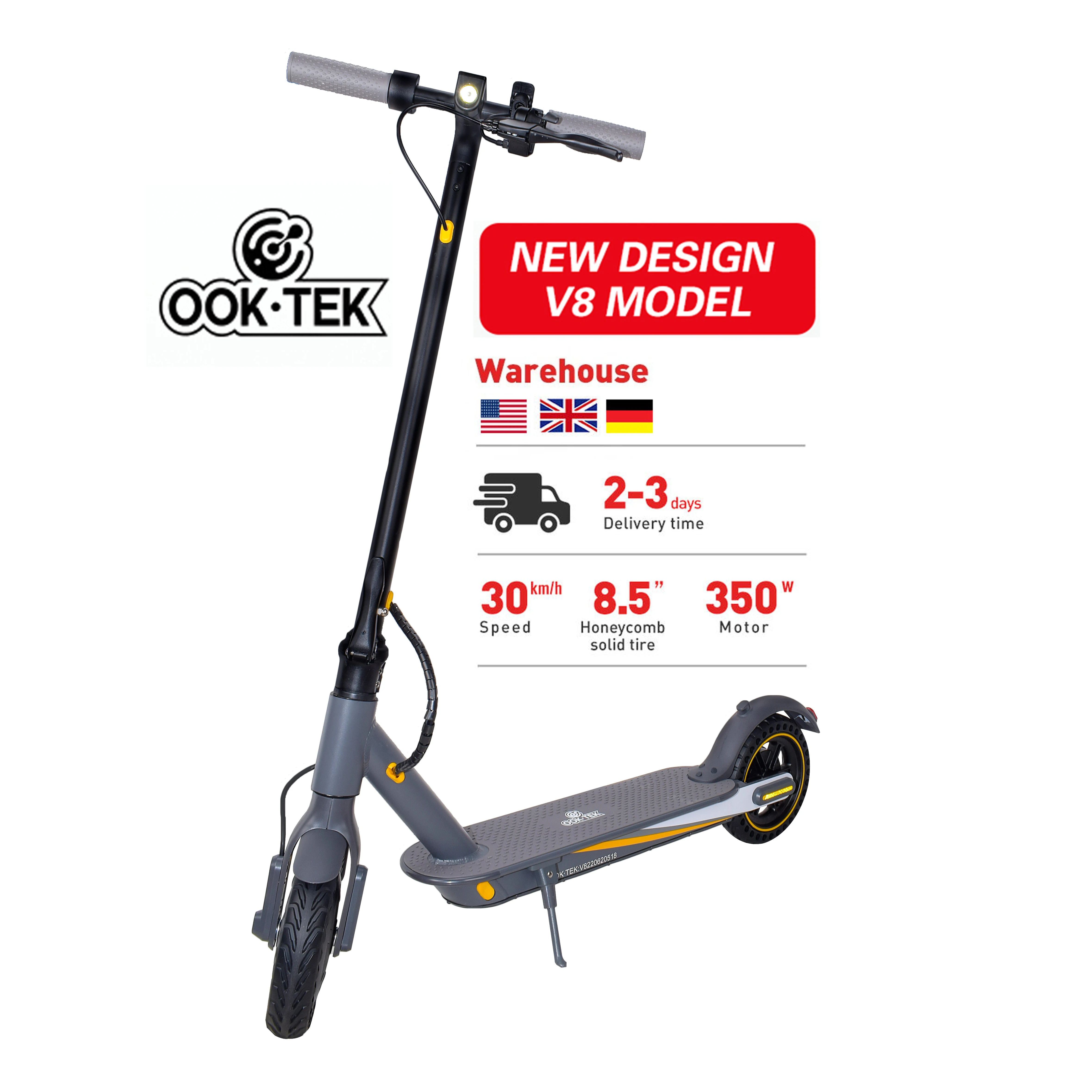 2023 Новый электрический скутер 350 Вт EU USA warehouse оптовая продажа 8 5 дюймовые скутеры Электрический для