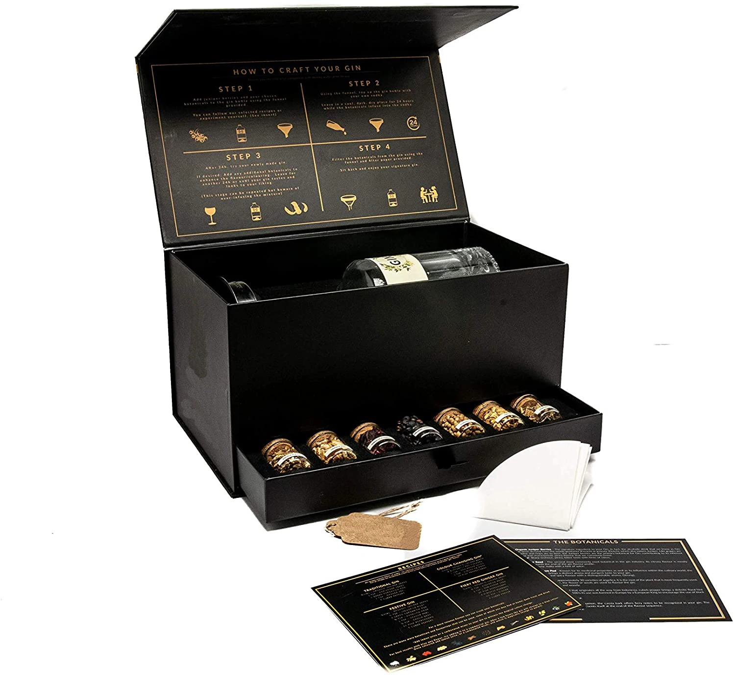 13 spices Make Your Own Gin at Home in 24 Hours with Gin Makers Kit Ideal Gifts for Men and Women Gin Making Kit