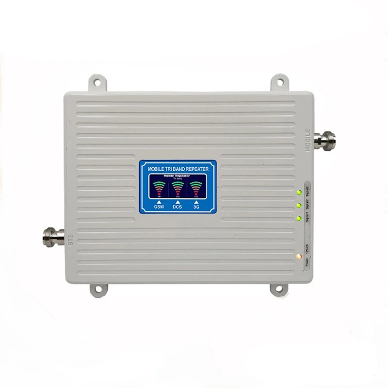  Трехдиапазонный ретранслятор 4G 3G 2G Усилитель сотового сигнала GSM 900 DCS LTE 1800 WCDMA 2100 МГц Мобильный