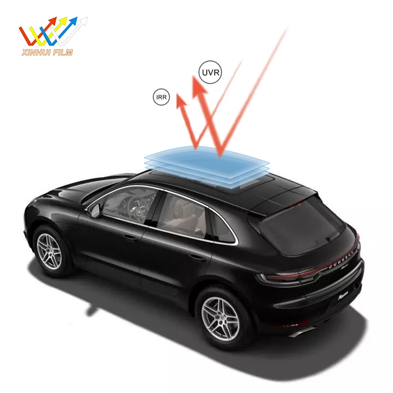 Оптовая продажа 100% автомобильная Тонировочная нано-керамическая пленка Uvr UV400 для окон защита от УФ-лучей конфиденциальности