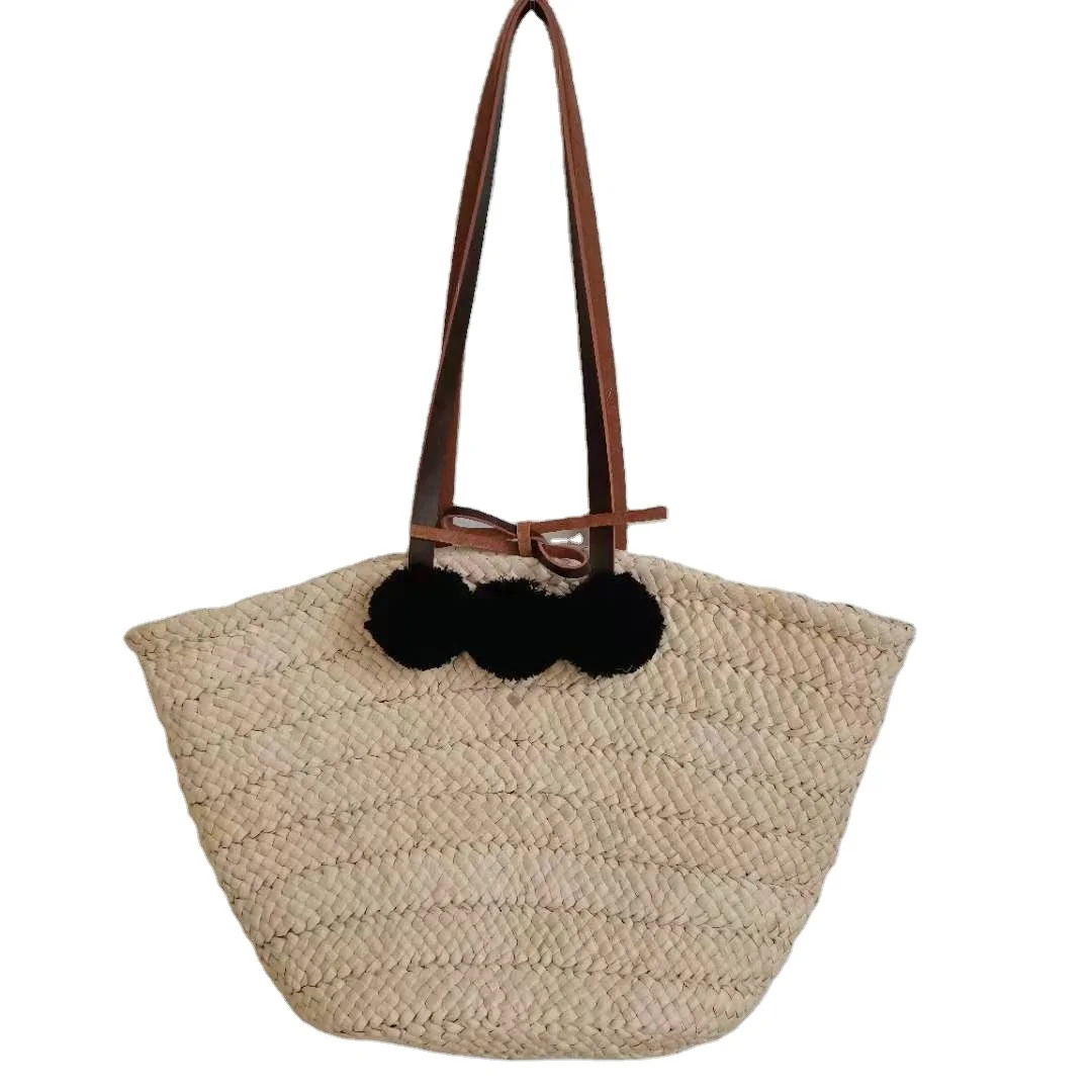 
Fashion hand woven straw bag from china 