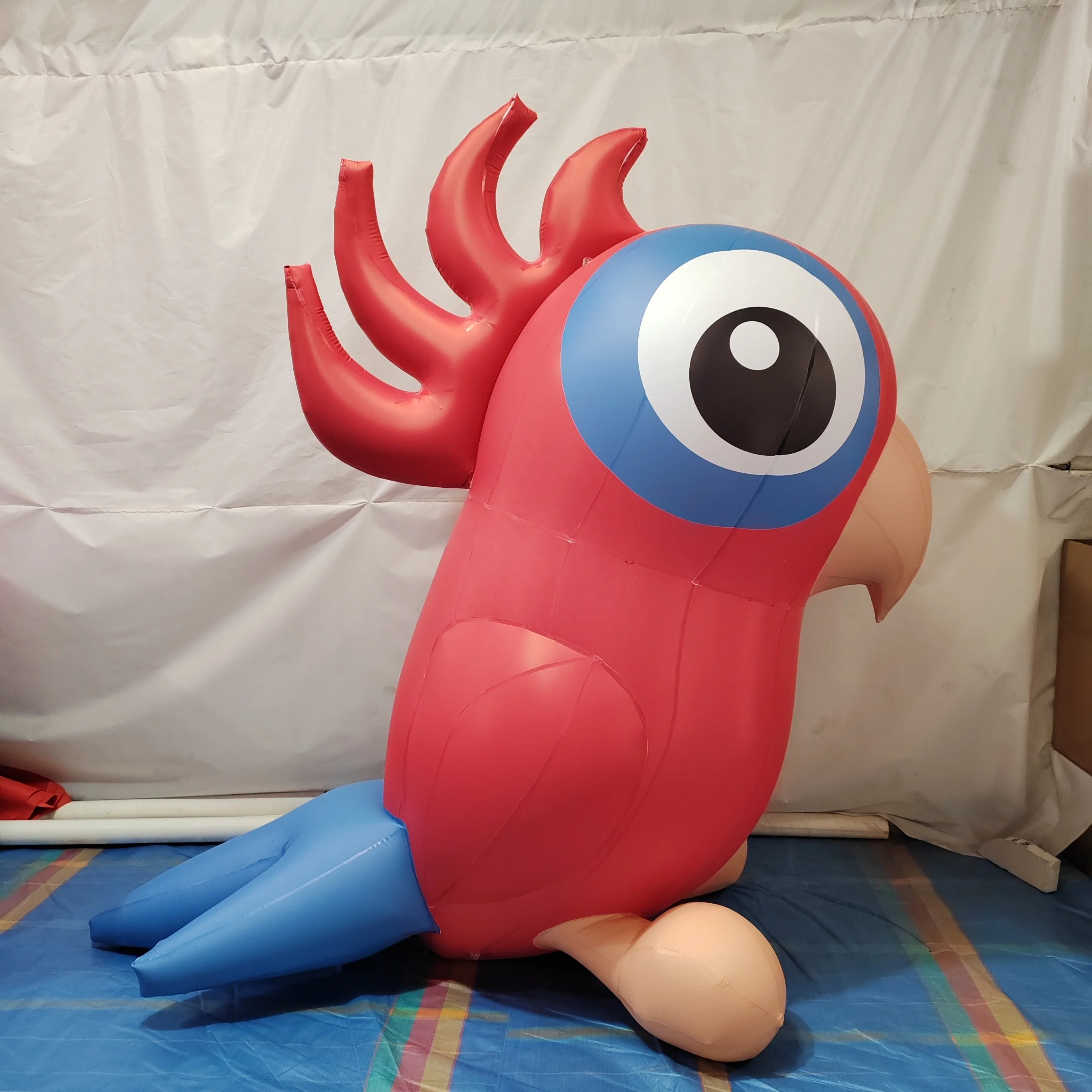 Parrot Inflatable Advertising Decoration Holiday Party Inflatable Cartoon Parrot Decoration