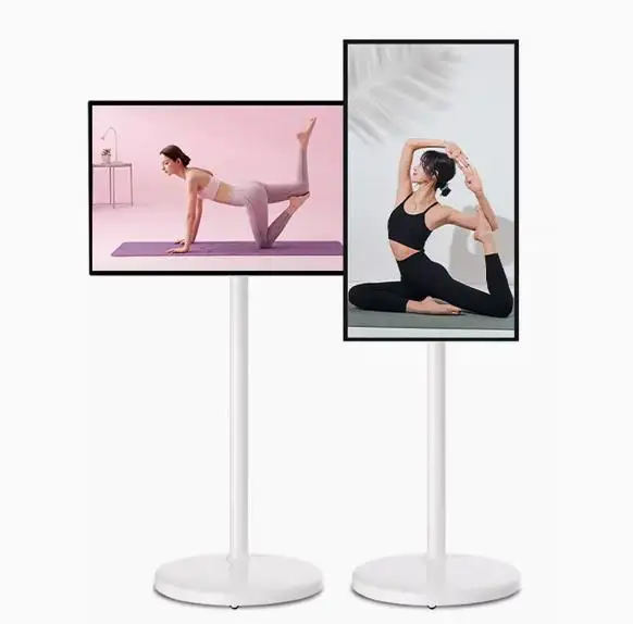 27Inch TV Indoor Lcd Wireless Display Smart 1080p Portable Touch Screen smart tv android 4+64G On Sales
