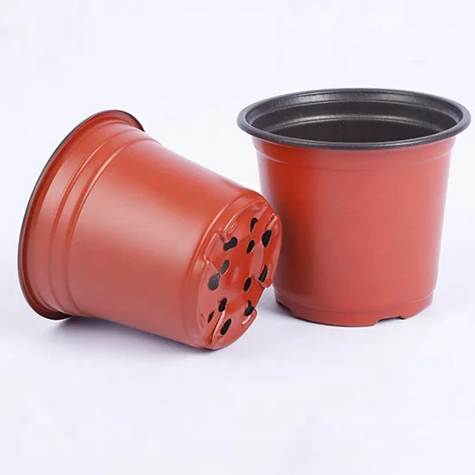 Factory Price Plastic Flowerpots raise plant flower soft thermoformed Nursery Flower Pots